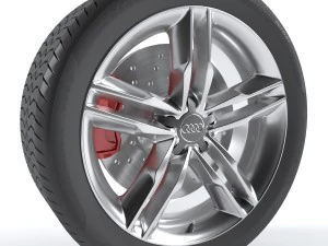 audi s5 wheel 3D Model