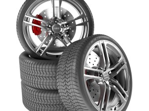 audi r8 wheel Modèle 3D