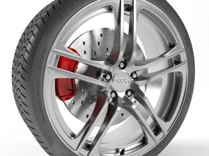 アウディ R8 ホイール 3Dモデル