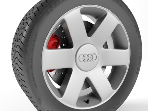 audi a2 wheel 3D-Modell