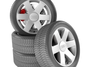 roda audi a2 Modelo 3D