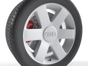 roda audi a2 Modelo 3D