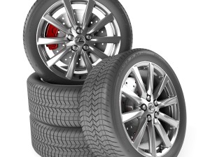 lexus is-f wheel 3D 모델