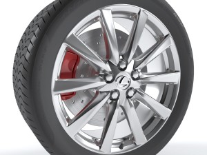 lexus is-f wheel 3D 모델