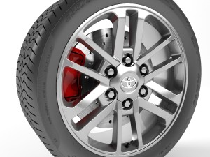 toyota hilux wheel 3D 모델