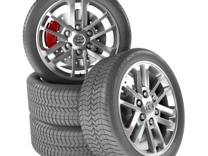 toyota hilux wheel Modelo 3D