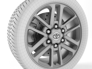 toyota hilux wheel Modelo 3D