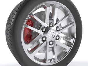 toyota hilux wheel Modelo 3D