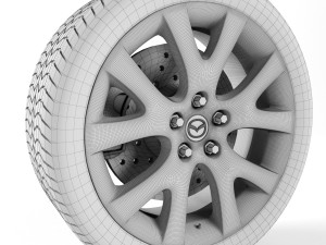 mazda cx-7 wheel 3D-Modell