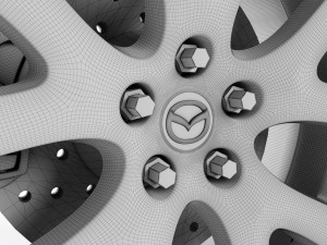 mazda cx-7 wheel 3D-Modell