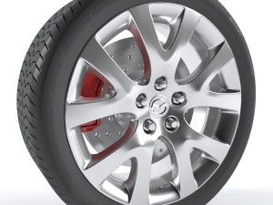 mazda cx-7 wheel 3D-Modell