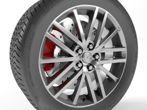 mazda 6 wheel 3D-Modell