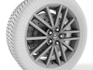 mazda 6 wheel 3D मॉडल