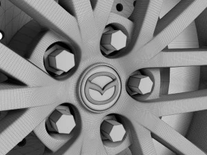 mazda 6 rodas Modelo 3D