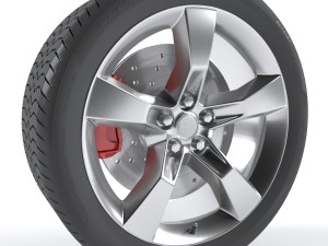 chevrolet camaro wheel 3D मॉडल