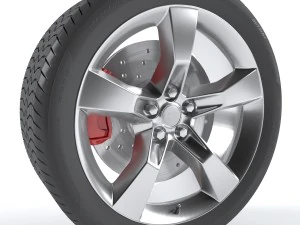 chevrolet camaro tekerleği 3D Model