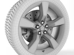 chevrolet camaro wheel 3D मॉडल