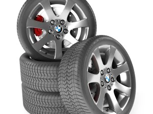 bmw 3 series wheel 3D Model