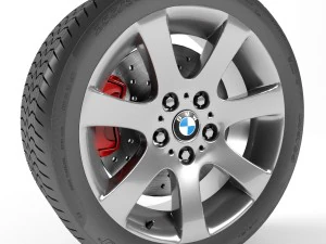 bmw 3 series wheel 3D Model