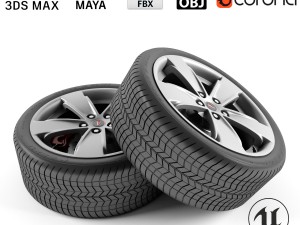 pontiac gto wheel 3D-Modell