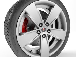 pontiac gto wheel 3D 模型