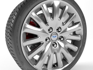 ford fusion hybrid wheel Modelo 3D