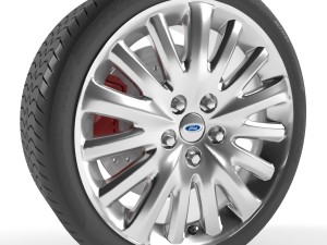 ford fusion hybrid wheel Modelo 3D