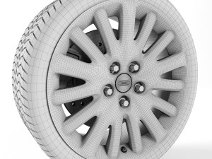 ford fusion hybrid wheel Modelo 3D