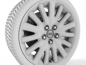 ford fusion hybrid wheel 3D Model
