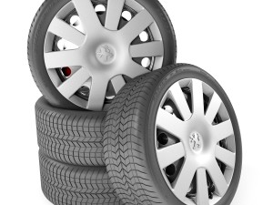 peugeot 107 wheel Modelo 3D