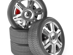 volkswagen passat wheel 3D Модель