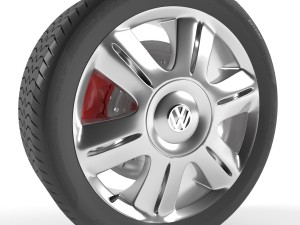 volkswagen passat wheel 3D Модель