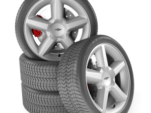 chevrolet avalanche wheel 3D मॉडल