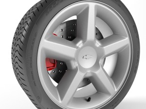 chevrolet avalanche wheel 3D मॉडल