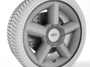 chevrolet avalanche wheel 3D मॉडल