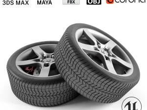 铃木莱昂车轮 3D 模型