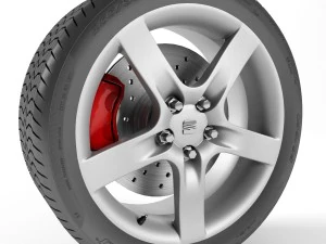 suzuki leon wheel 3D Model
