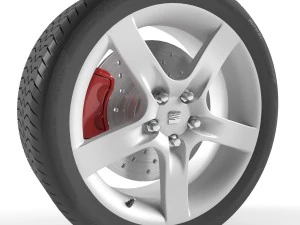 suzuki leon wheel 3D Model