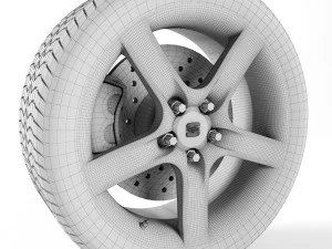 suzuki leon wheel 3D Model