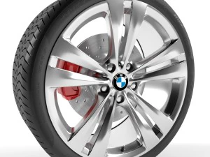 roda bmw s&eacute;rie 5 gran turismo Modelo 3D