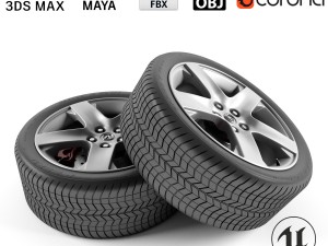 acura rl wheel 3D-Modell