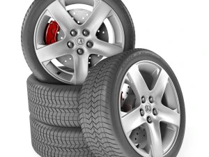 acura rl wheel 3D Model