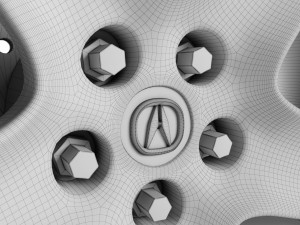 acura rl wheel Modelo 3D