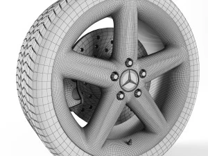 wheels collection 1 5 models 3D Model