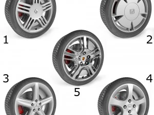 jant koleksiyonu 1 5 model 3D Model