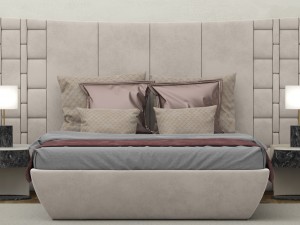 bed juliettes interiors 3D Модель