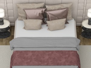 bed juliettes interiors 3D Модель
