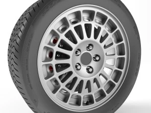 wheels collection 2 5 models 3D Model