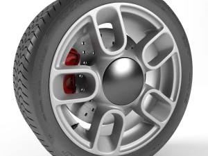 wheels collection 2 5 models 3D Model
