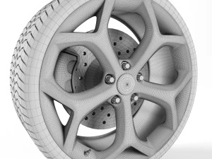 wheels collection 2 5 models 3D Model
